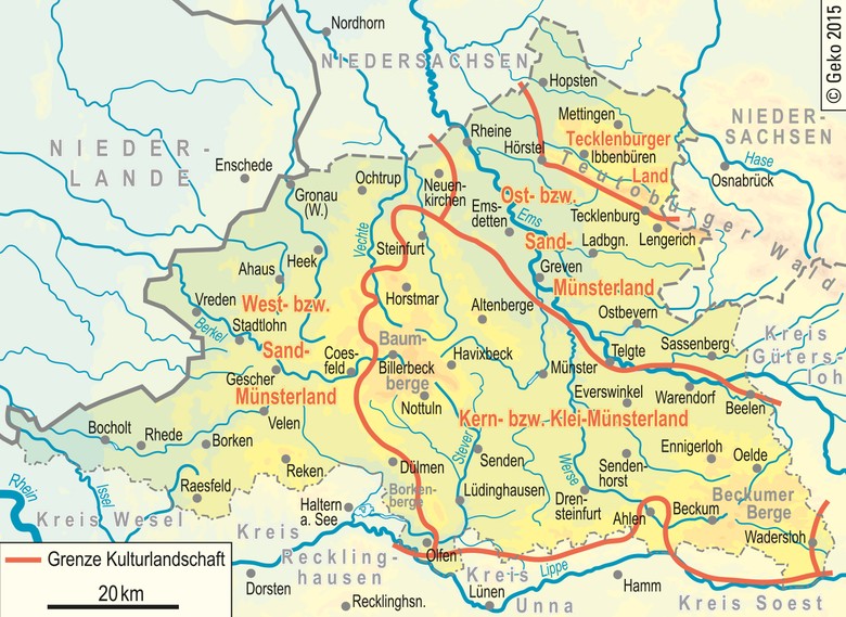 Die Kulturlandschaften des Münsterlandes